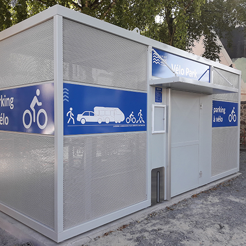 Abri vélo fermé sécurisé type Nomad