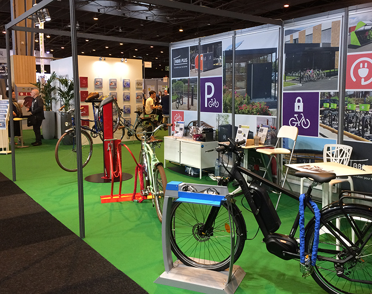 Salon des Transports Publics 2018 - Innovations Abri Plus vélos et VAE