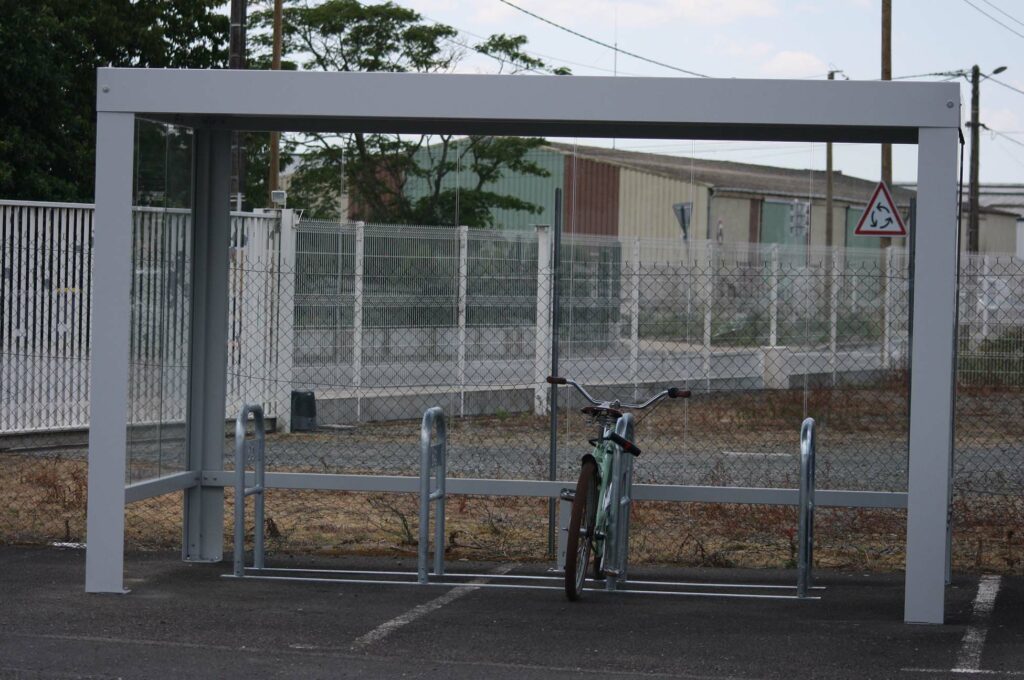 Abriplus Abri vélo ouvert modèle Pescara Nantes (44)