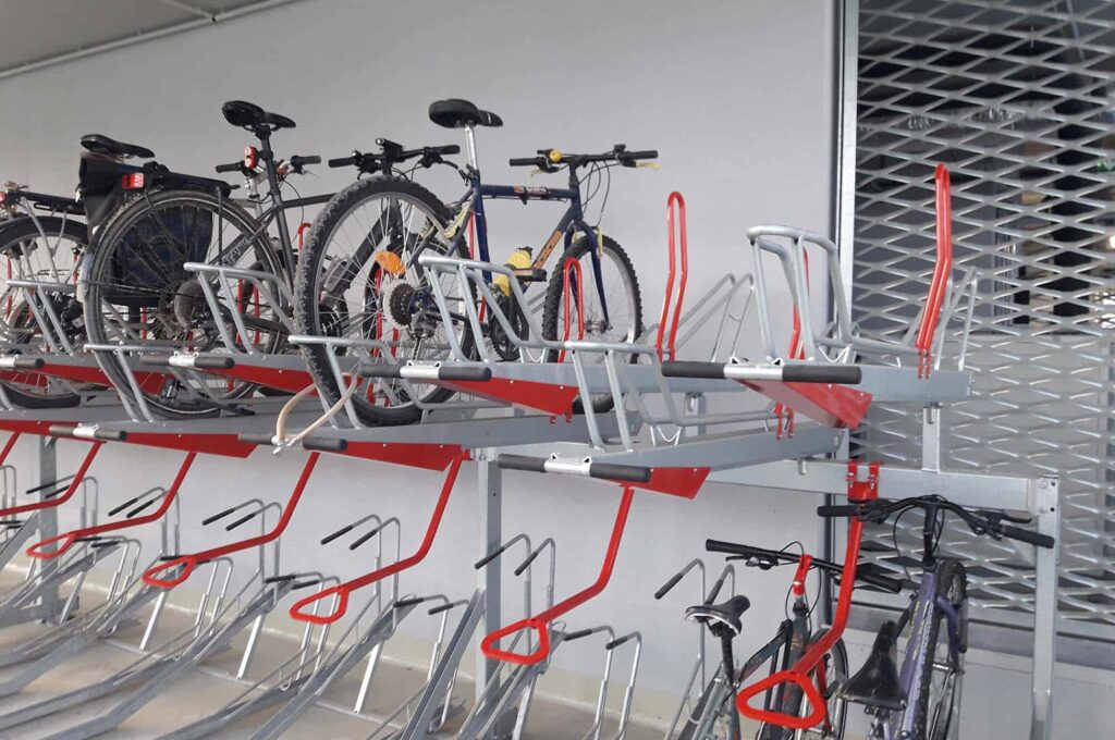 AbriPlus - Support vélos - 2 park up dans local vélo LYON (69)