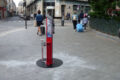 Totem de réparation et de gonflage vélos DELUXE socle Paris