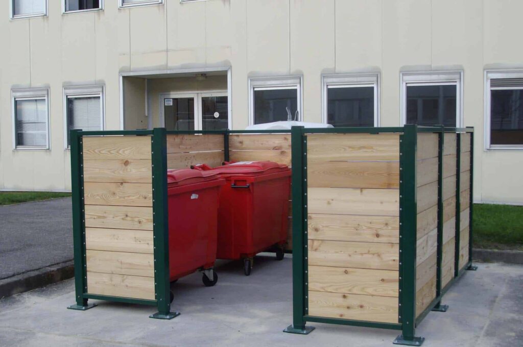 Cache conteneurs et poubelles - Fabrication et pose