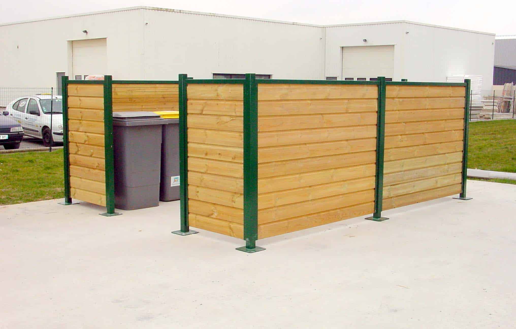Cache conteneurs et poubelles - Fabrication et pose