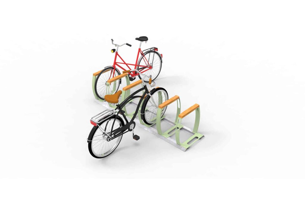 Abri Plus - Rack cycles -Support Juliette - 6 emplacements vélos