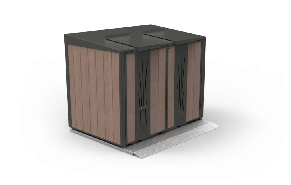 Abriplus - abri déchet composit - 3D