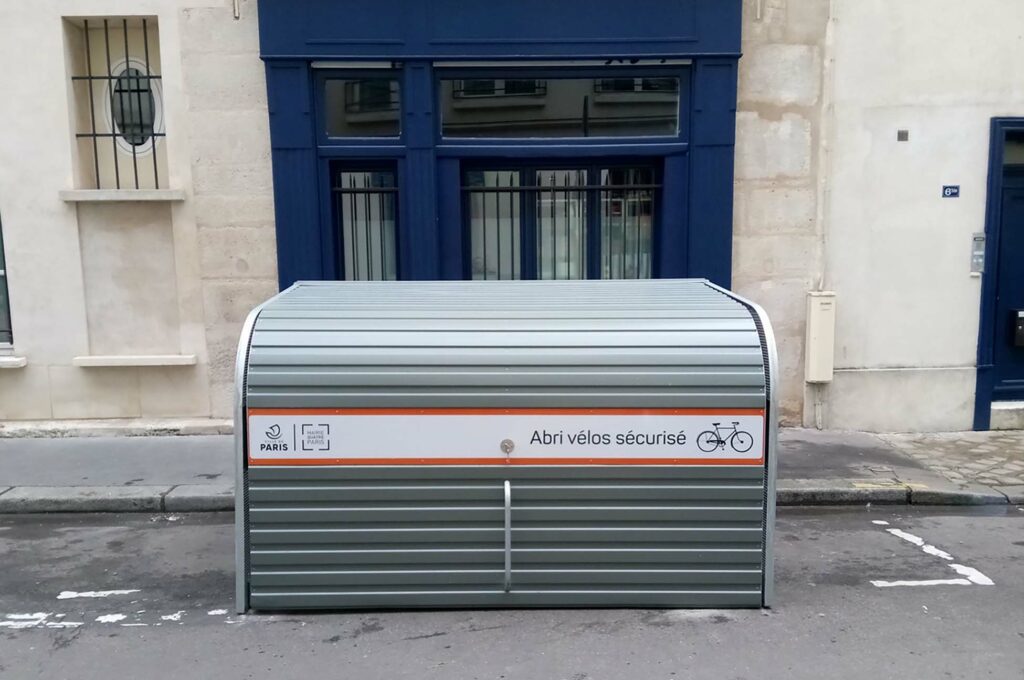 Abri Plus - Consigne 6 vélos - Modèle Cooma - Paris (75) 9ème