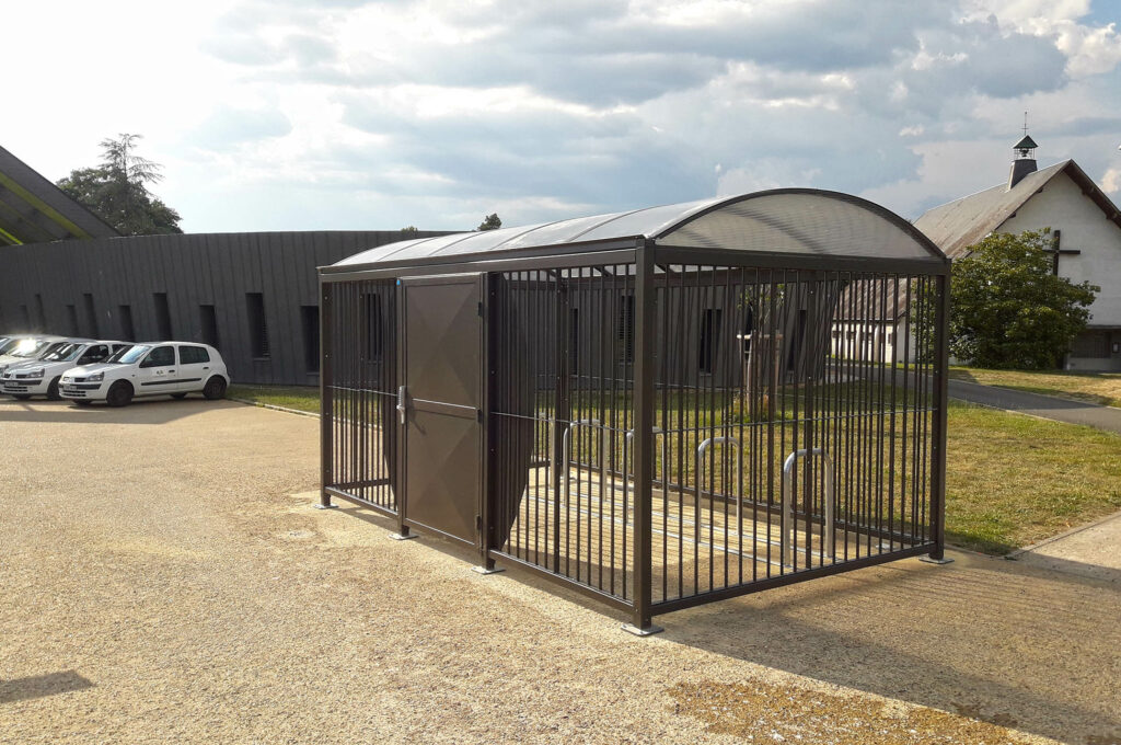 Abriplus - Abri velo sécurisé - Fleury 5 x 3 m - EPSM - Fleury les Aubrais (45)