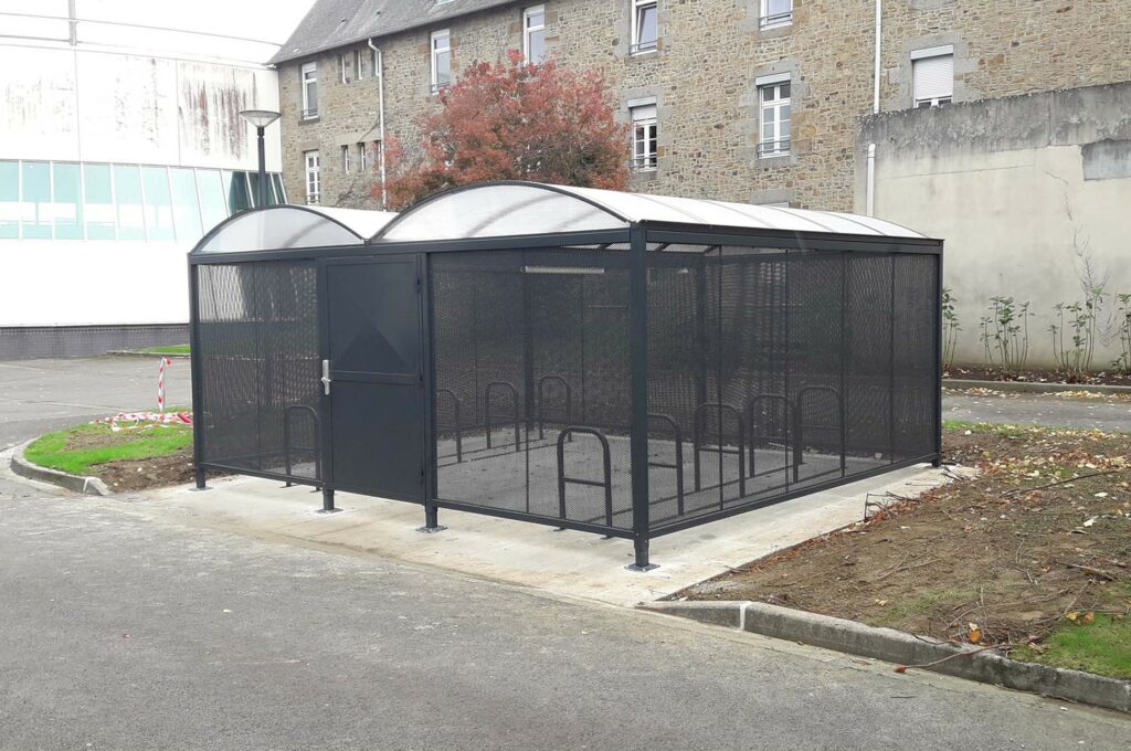 Abri Plus - Centre Hospitalier (50) Avranches - Abri Vélos sécurisé Fleury