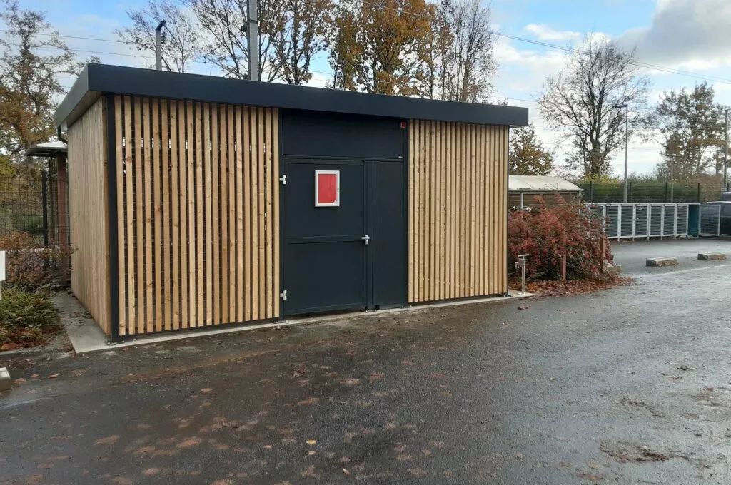 Garage à vélos sécurisé - Controle d'accès / badge - Modèle Modul'ere