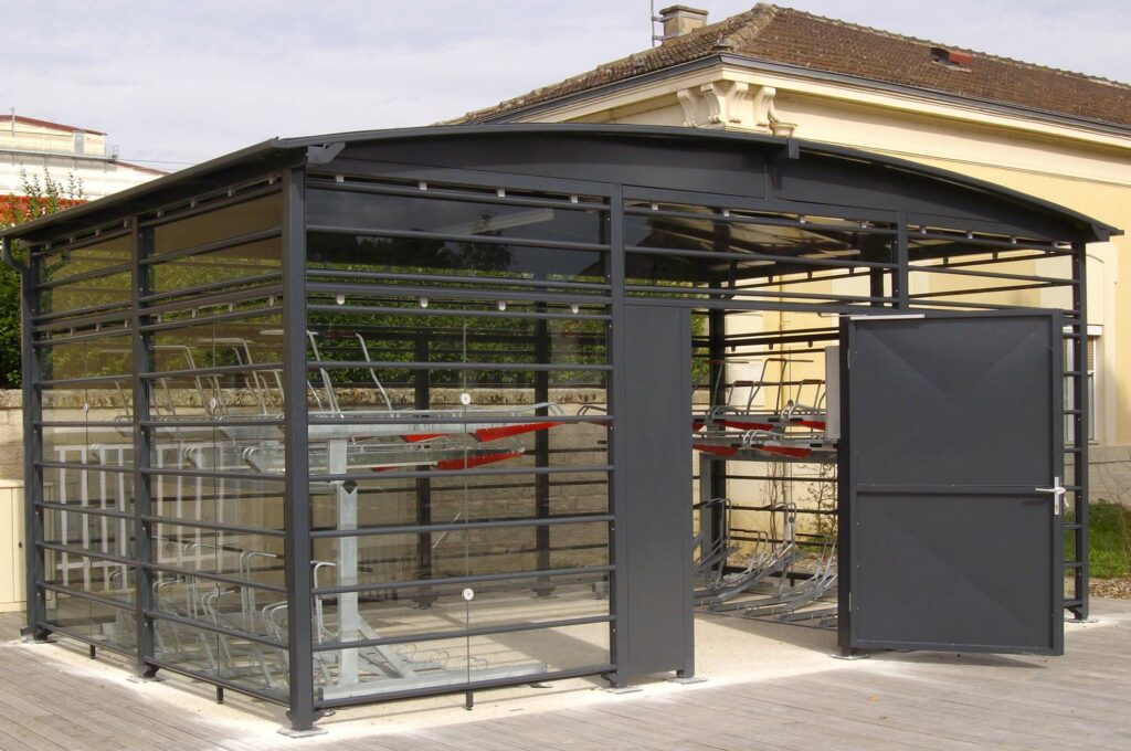Abri vélos sécurisé Modul'ère- Espaces Verts Venarey Les Laumes (21)
