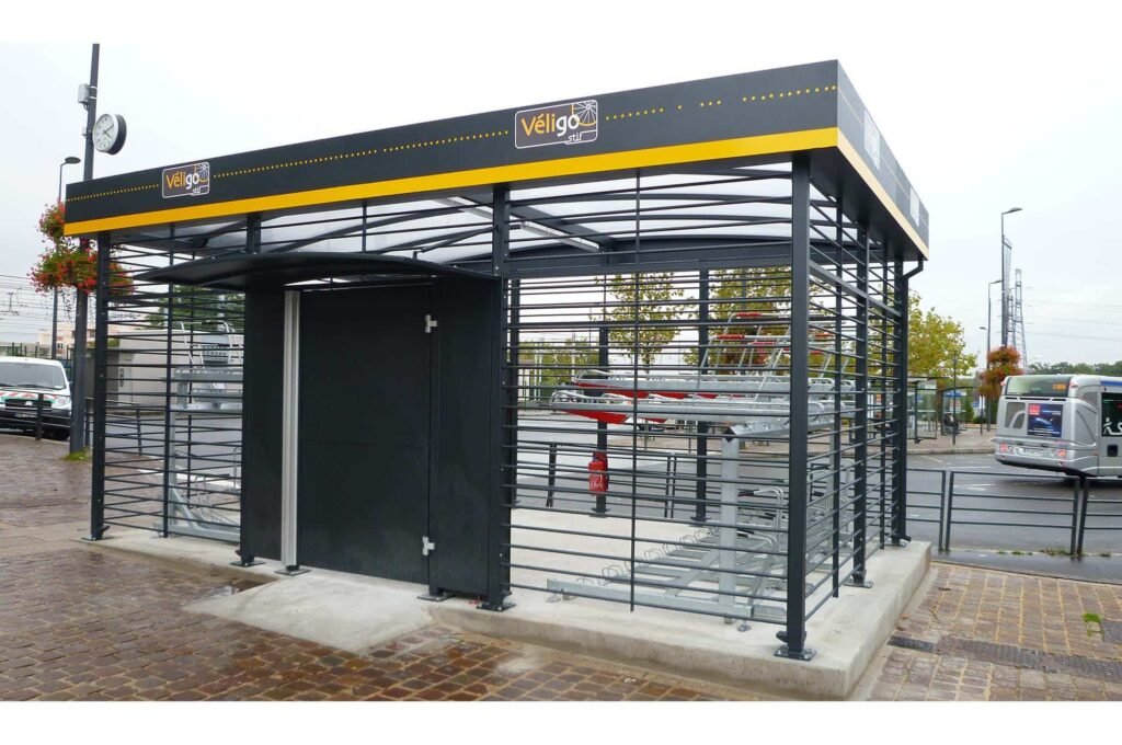 abriplus - abri vélos fermé sécurisé - Modèle Modul'Ere - Saint-Denis
