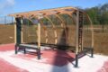 Abri Plus - Abri fumeurs en bois - Modèle Bois de Céné