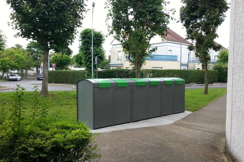 Abri Plus - Abri conteneurs poubelles - Modèle BACO - Beauvais Diffusion - Villeparis (77)