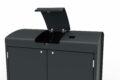 Abri bac 660L compatible contrôle d'accès - abriplus