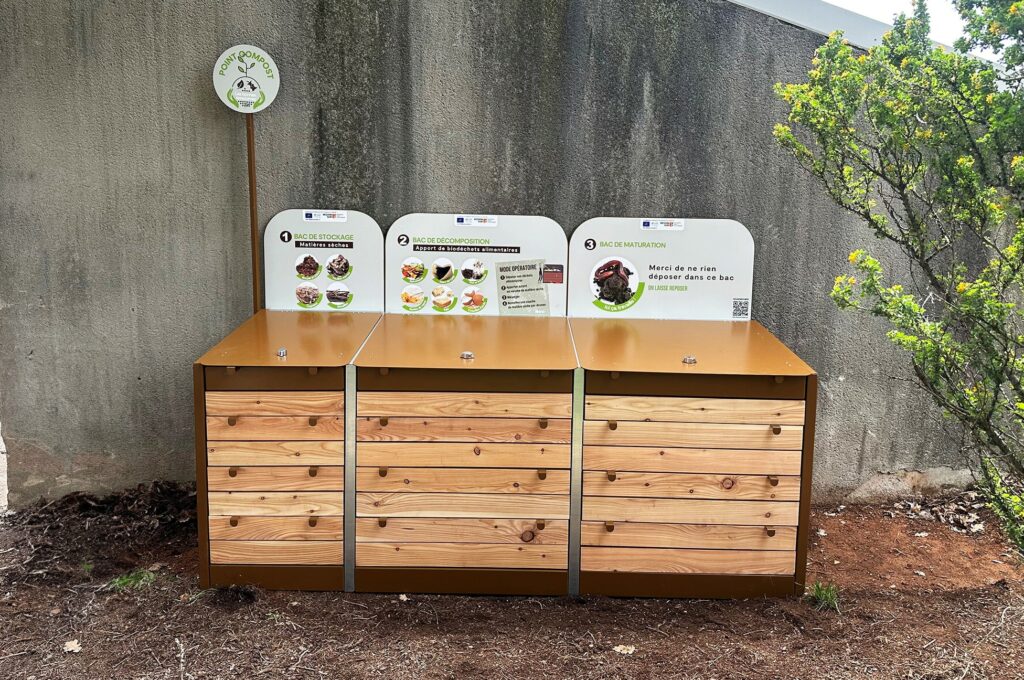 Abri plus - Biocomposteur - Composteur collectif pour lycée
