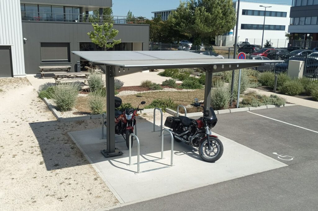 Abriplus - Abri vélos et motos sans habillage - Vernon - Elpack Valence (26)