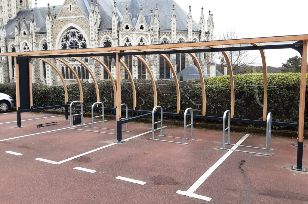 Abriplus - Abris vélos Bois de Céné - Mairie Orvault (44)