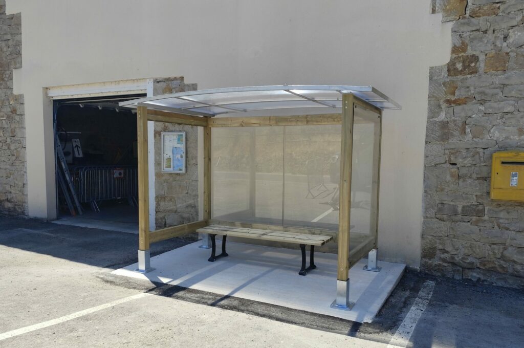 Abri fumeurs Viadène bois