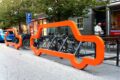Abri Plus - Rack pour velos - Fun Parc voiture orange
