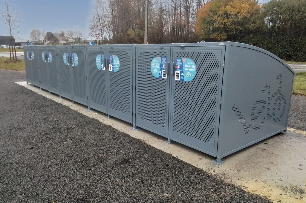 Abriplus - Casiers à vélos vel'box - Box vélo individuel - Melesse (35)