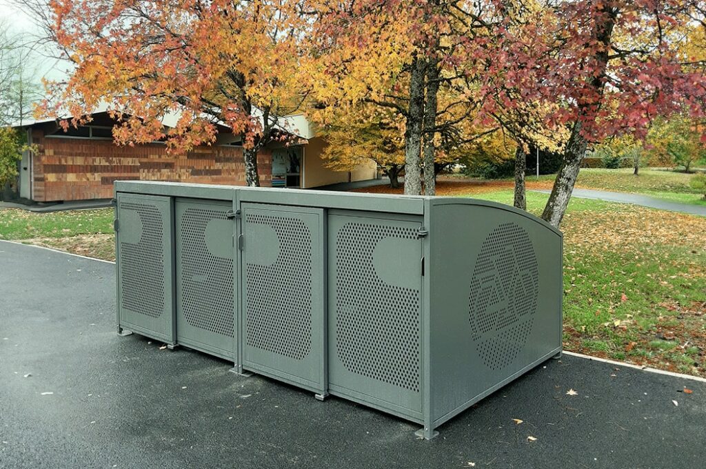 Abri plus - abri à vélos - Box vélo individuel sécurisé - Parvis de la Piscine du Grand (90) Bavilliers