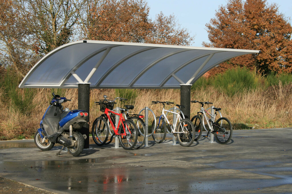 Abriplus - Abri spécifiques - Abris deux-roues - Modèle BEAUPREAU - Loire Atlantique