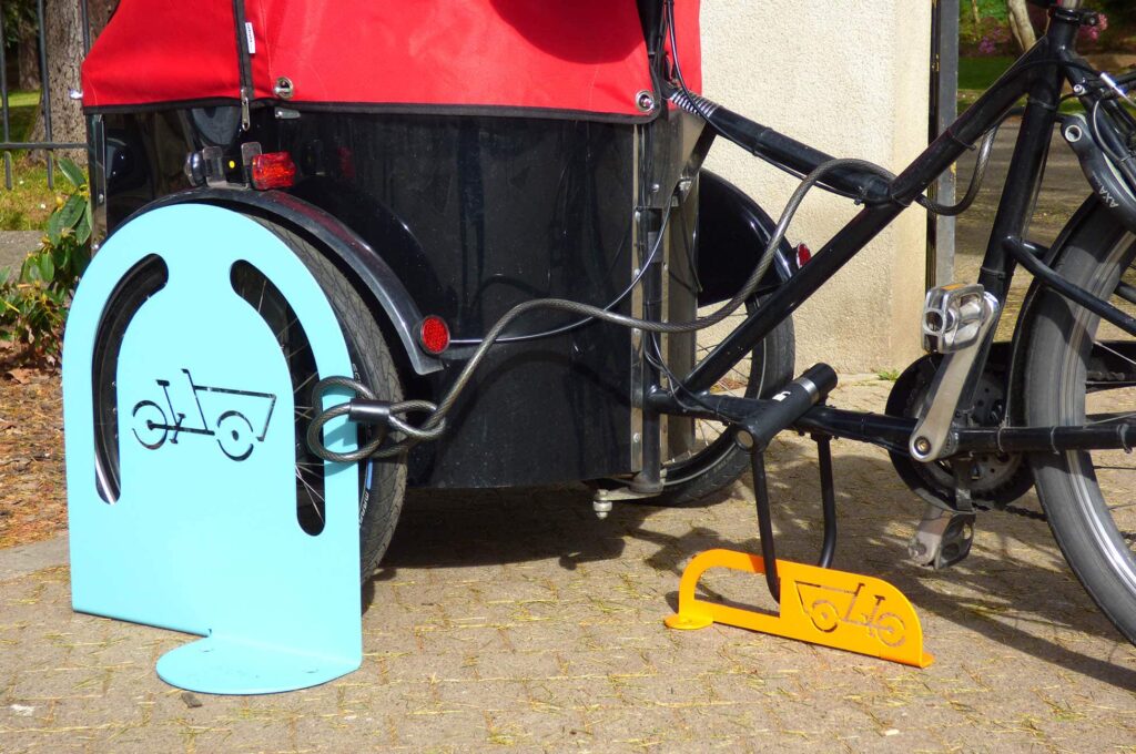 Abriplus - Borne de sécurisation vélos cargos biporteurs triporteurs