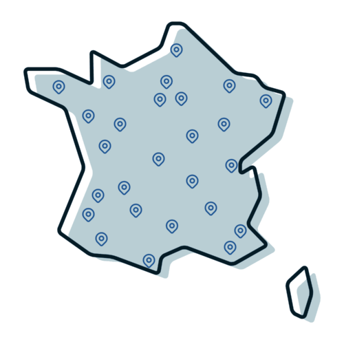 Carte des réalisations (abris vélos, abris poubelles, abris fumeurs...)