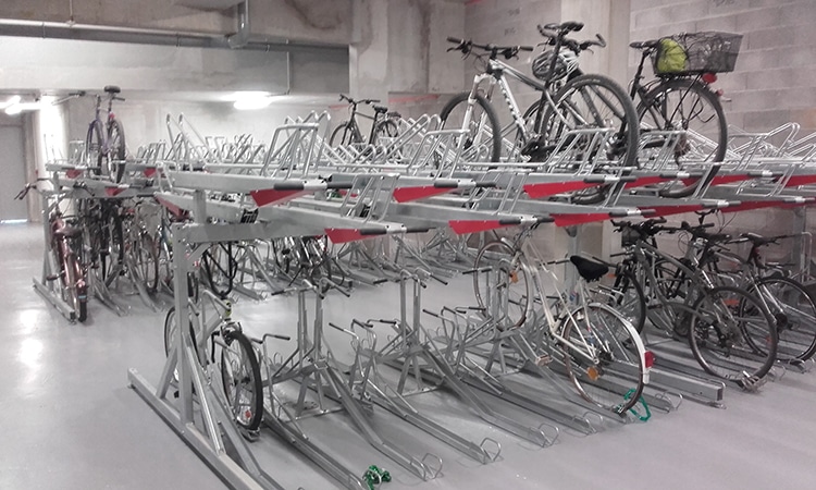 200 supports vélos 2 park up - Siège social Adidas France via Bouygues Bâtiment Nord Est - Strasbourg (67)
