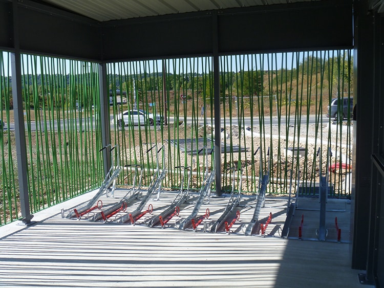 CC de la Côtière - Parking vélos Modul Ere - Parking de covoiturage - Montluel (01) - Vue 3