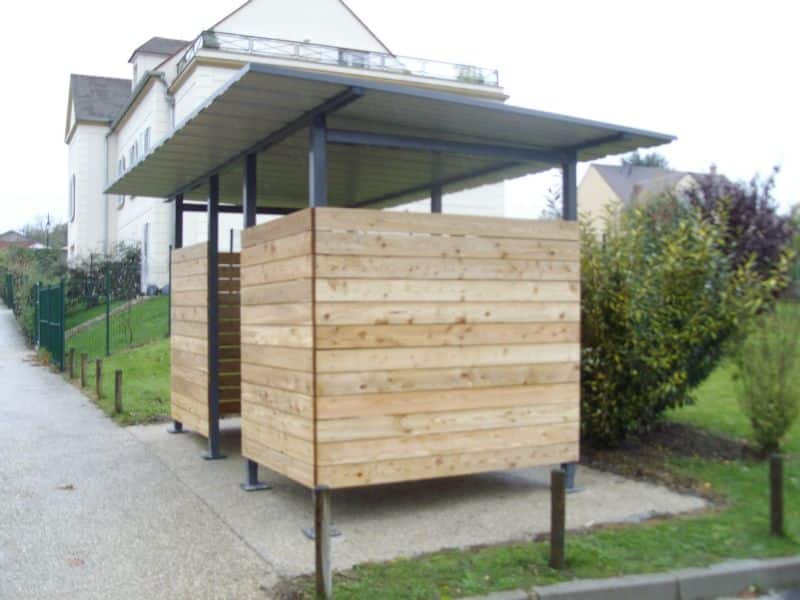 Un abri conteneurs pour un groupe immobilier à Chaumontel (95)