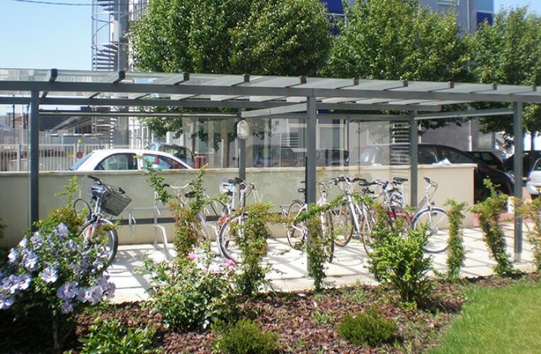 Abri cycles - Baronnies Acier - Double gris - Legrandchalon (71)