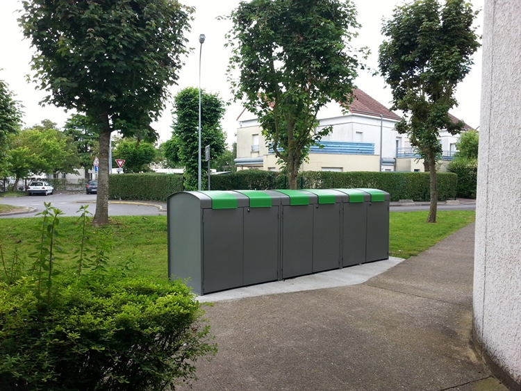 Abri Plus - Abri conteneurs poubelles - Modèle BACO - Beauvais Diffusion - Villeparis (77)