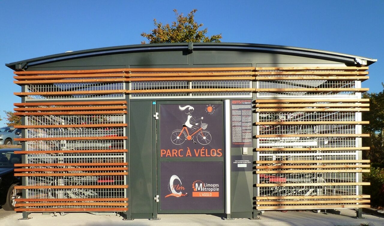 Abri Plus - Abri Vélos - Modèle Modul Ere - Limoges Métropole (87) - VLIM - Garage à vélos sécurisé