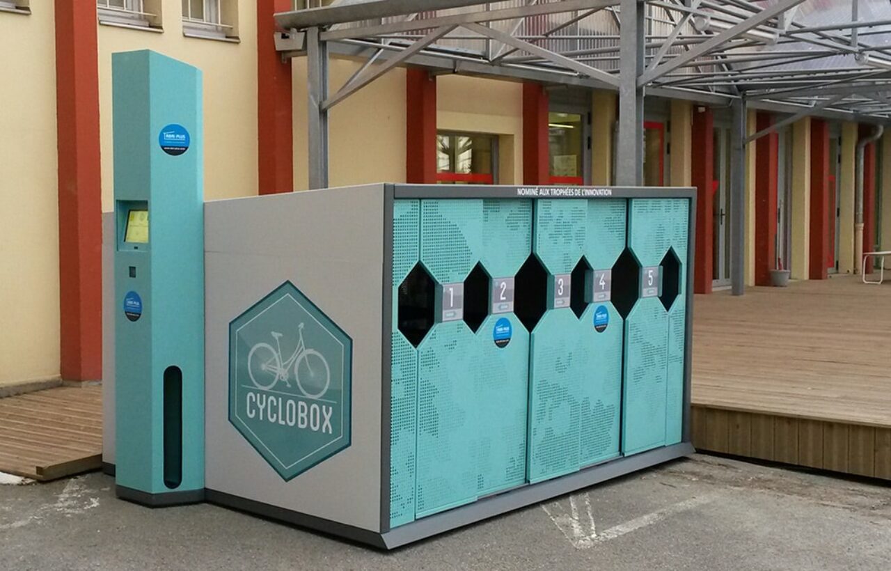 Abri Plus - Abri vélos sécurisé - Cyclobox - Ile de Nantes (44)