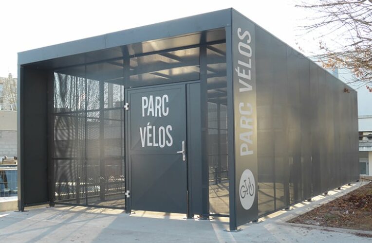 Abri Plus - Abri vélos sécurisé - Modèle Square Plus - Parc vélos - CHI - Montreuil (93)