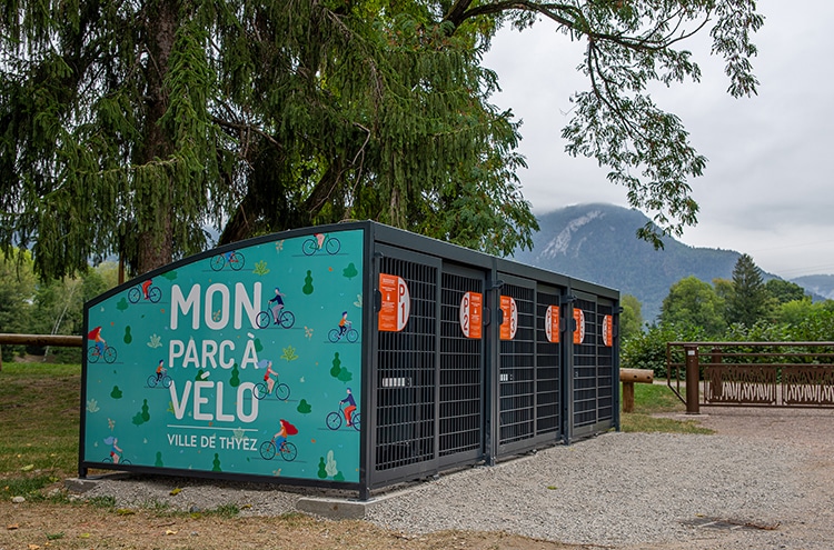 Abri Plus - Box sécurisé pour les vélos - Haute-Savoie (74) ©Ville de Thyez