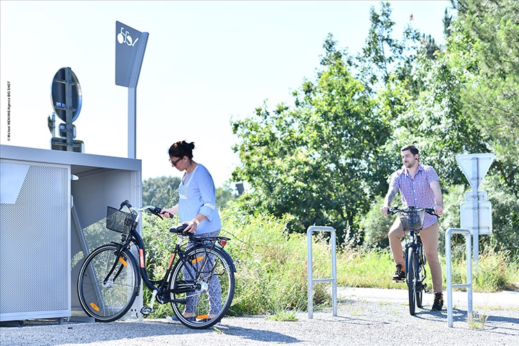 Abri Plus - Box Velos - Nantes (44) - Bicloo Park - Photographe Michael Meniane - Agence Big Shot