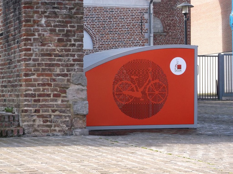 Abri Plus - Consignes vélos Vel Box - Maison des associations - Douai (59)
