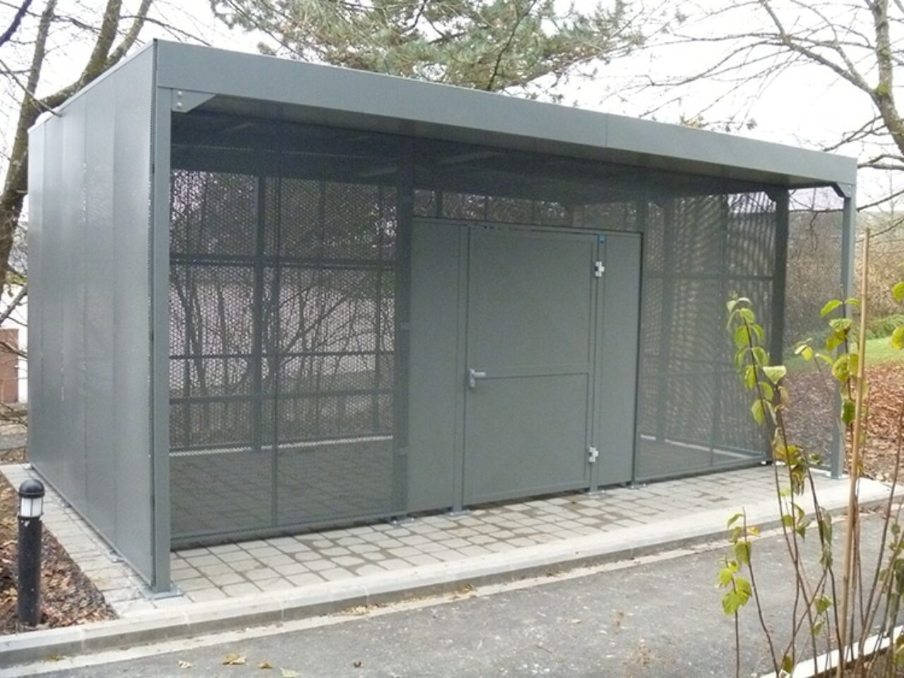 Abri Plus - Garage à vélos sécurisé - Modèle Square + - Wolters Mabeg - Ministère des Finances (Luxembourg)