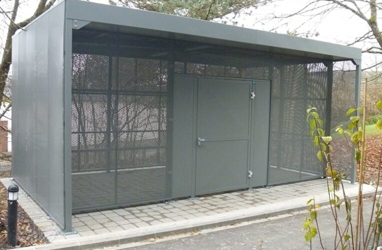 Abri Plus - Garage à vélos sécurisé - Modèle Square + - Wolters Mabeg - Ministère des Finances (Luxembourg)