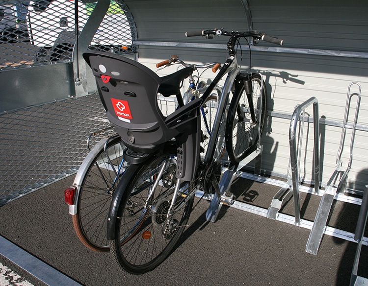 Abri Plus - Minibox vélos Bikebox Cooma - Rangement des vélos avec siège bébé - Châlon (71)