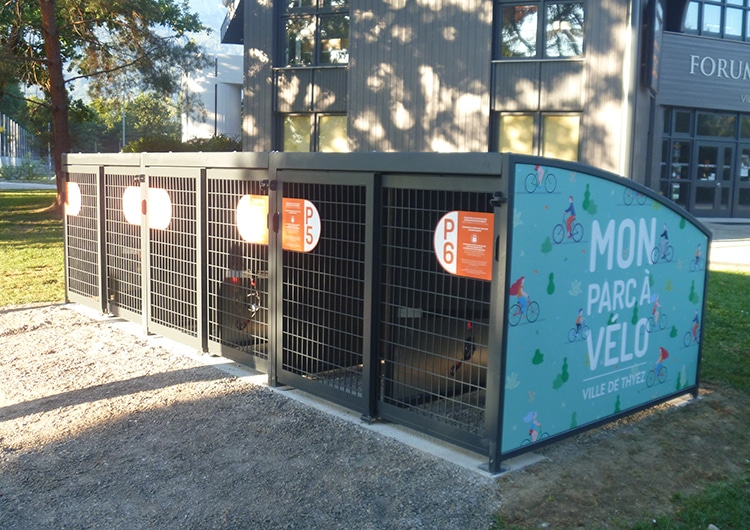 Abri Plus - Mon parc à vélo - Velo box - Ville de Thyez (74)