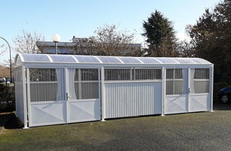 Abri Plus - Parc à vélos fermé et sécurisé - Abri Fleury au Centre Financier Public et Trésorerie des Impôts de Cenon (33)