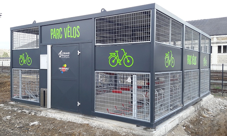 Abri Plus - Parc vélos Nomad gare TGV - Communauté d'Agglomération Le Grand Périgueux (24)