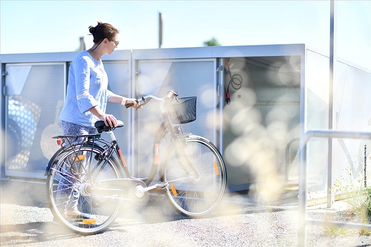 Abri Plus - Vel'Box - Nantes Métropole - Bicloo Park - Crédit Photo Michael Meniane - Agence Big Shot