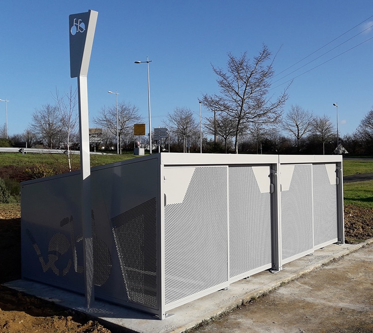 Abri Plus - Véloparcs individuels sécurisés à  Basse Goulaine territoire de Nantes Métropole (44)