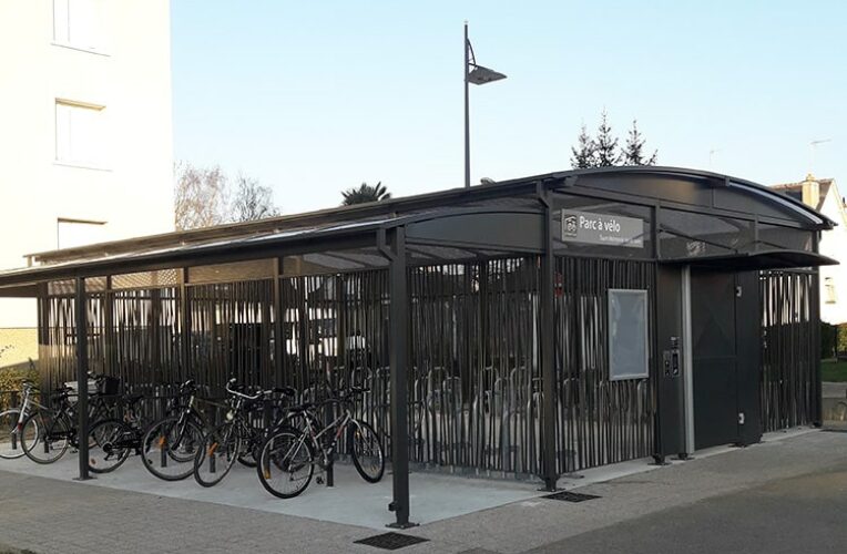 Abri vélo sécurisé - Modèle Modul'Ere de la Gare de Saint Pierre des Corps (37)