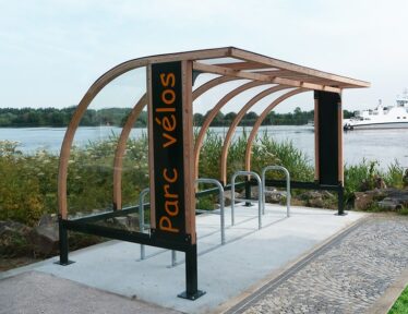 Abri vélos ouvert - Bois de Céné - Simple 8 bornes -  NANTES METROPOLE (44)