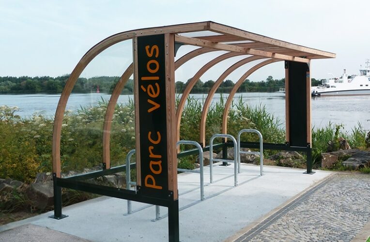 Abri vélos ouvert - Bois de Céné - Simple 8 bornes -  NANTES METROPOLE (44)